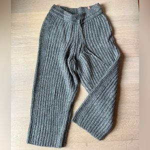 Lunya Cropped Wool Grey Pants sz. M